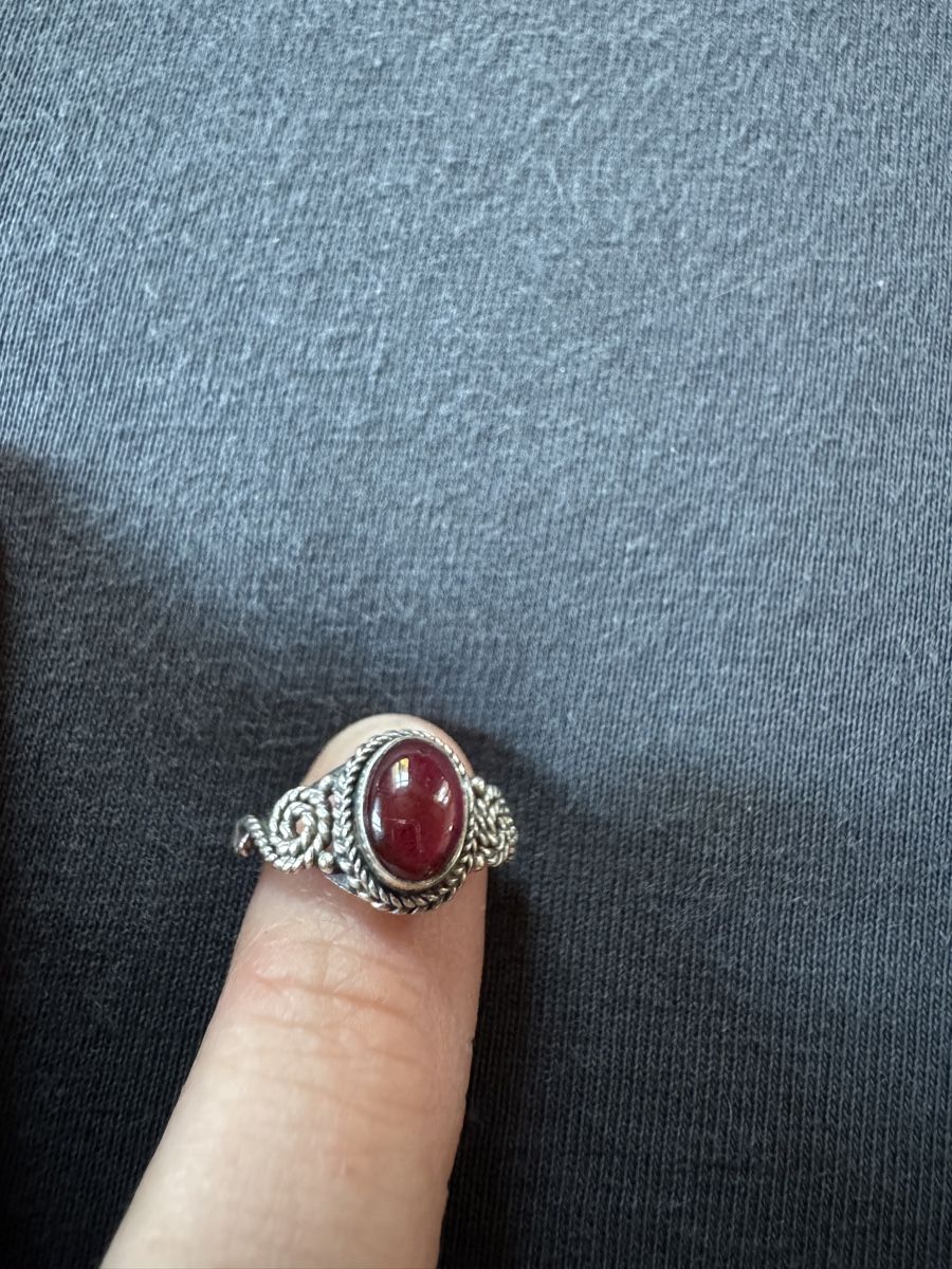 Bagues: Silber- Edelstein Ring – D'occasion à Bauma par Michelle.05