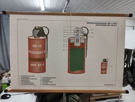 Lehrtafel Brandhandgranate NR 12