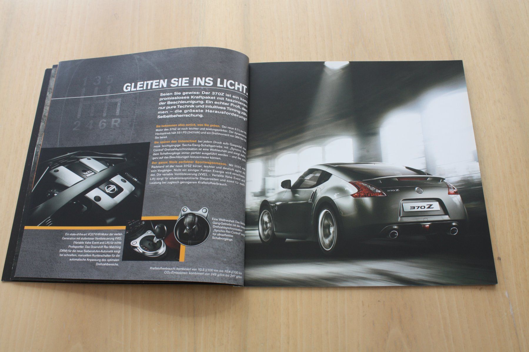 Nissan Documenti: Nissan 370Z CH-Prospekt 5/2009 – Usato da Wikon venduto da erwin400 4