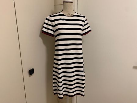 Zara Kleid weiss/marine Gr. M