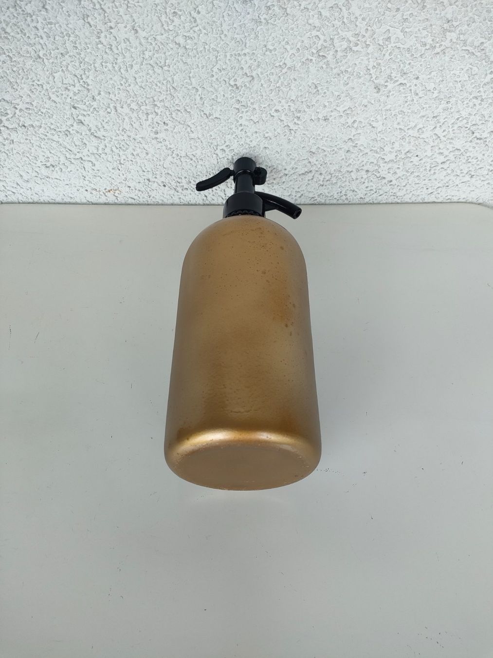 Flaschen: Wunderschöne Siphonflasche goldfarbig – Gebraucht aus Dietikon von Tucumano1981 8