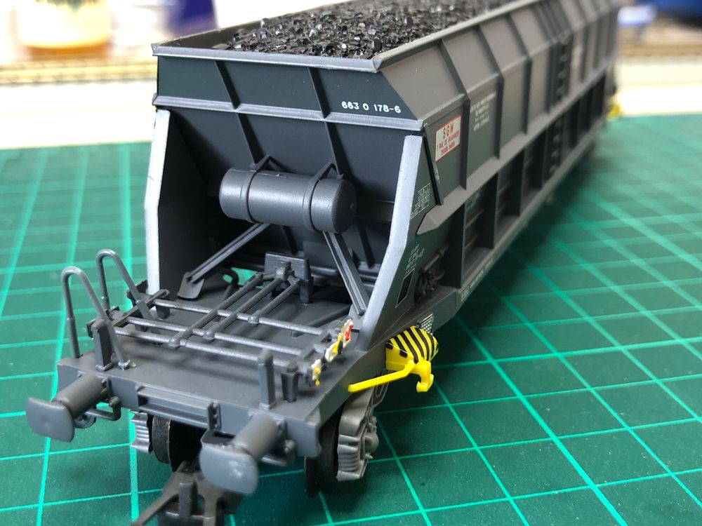 Electrotren Ho Wagon Tremie Houiller a Bogies Sgw Sitram / Sncf Ref