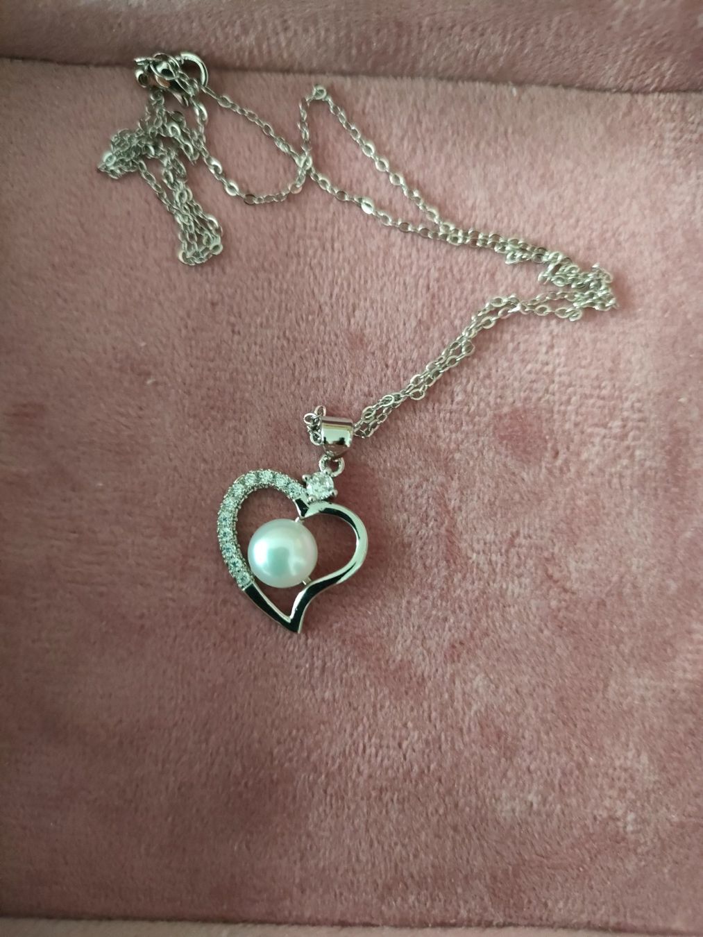 Catenine: Süsswasserperlen Set mit Silber Kette – Nuovo e nell'imballaggio originale da Bern venduto da Lidia.5 2