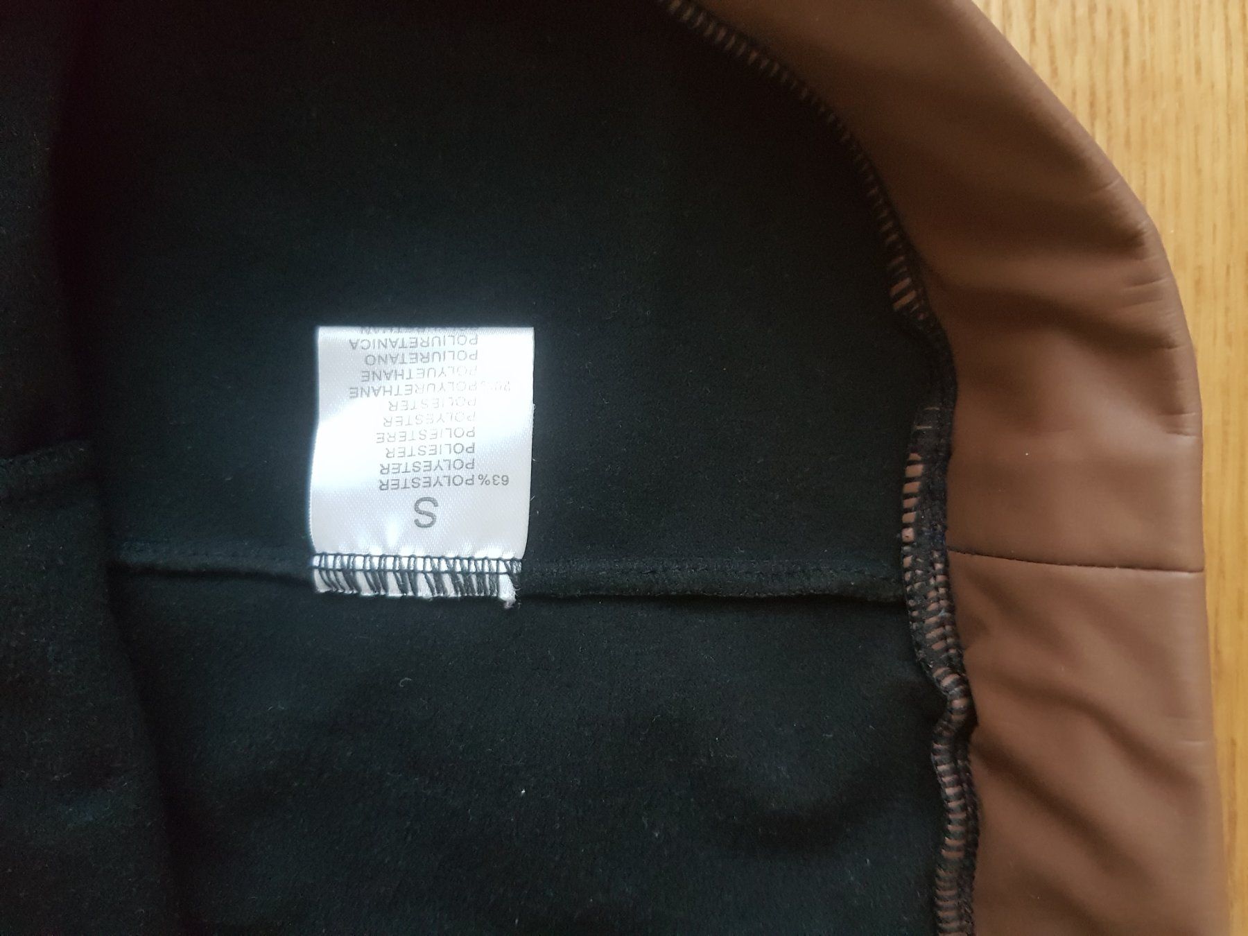 Leggings: Braune Leggins veganes Leder – Usato da Eschenbach SG venduto da SanFranciscoCalifornia 2