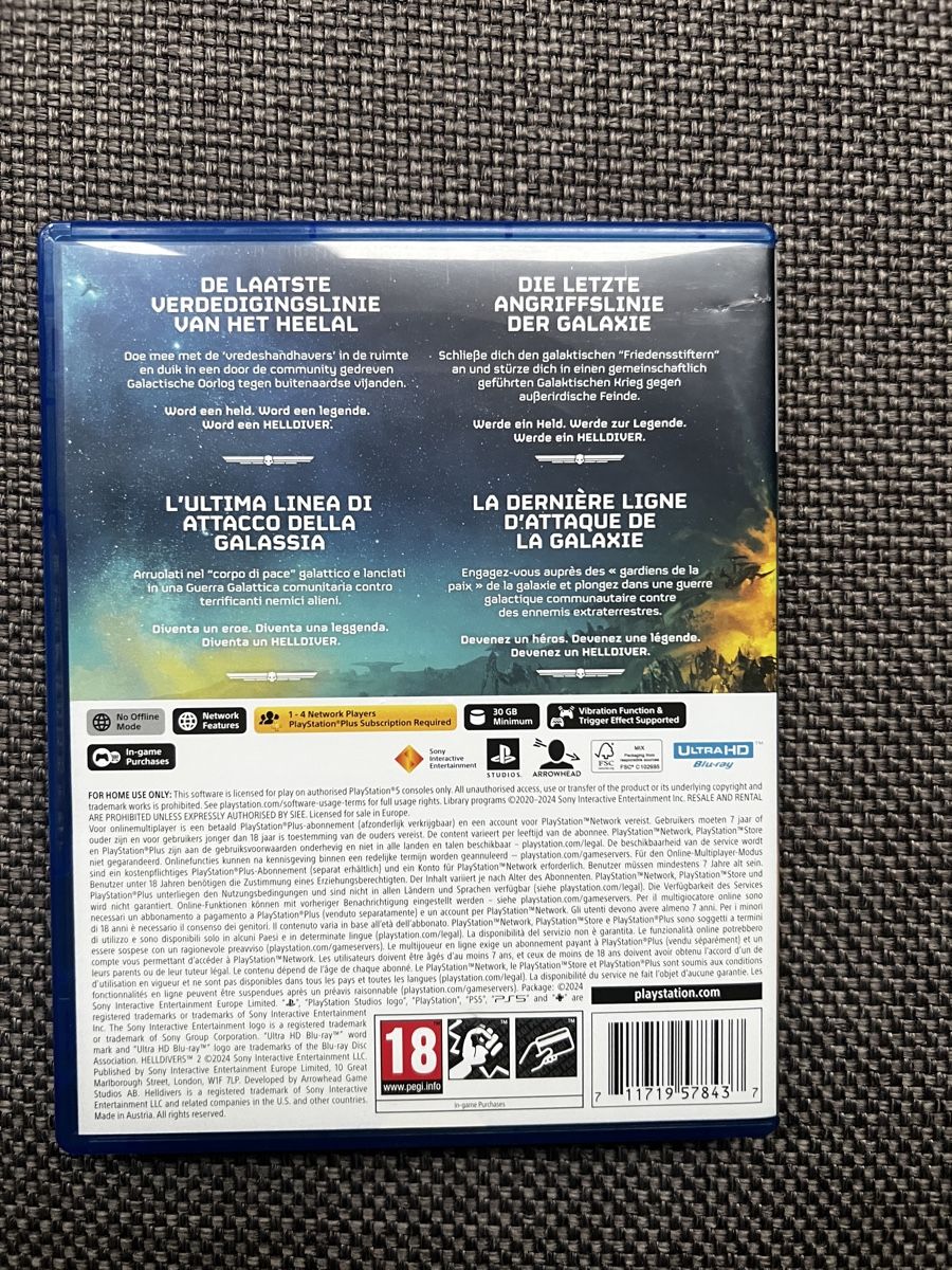 Spiele: PS5 Helldivers 2 Spiel/Game  – Gebraucht aus Biel-Benken BL von edu_j8mz 1