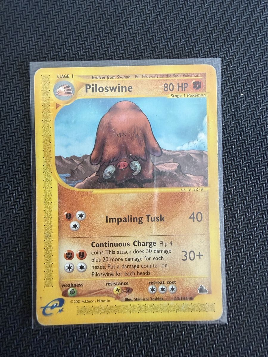 Pokémon Carte collezionabili: Piloswine Skyridge 43/144  – Usato da Canobbio venduto da ale_85bk