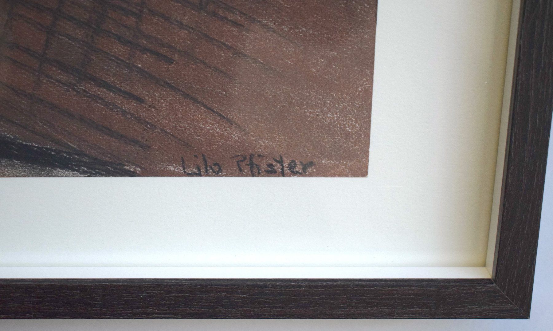 Dipinti: Pfister Lilo expressiv Dorf Orig. – Usato da Zürich venduto da Kunstvoll 6