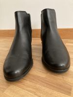 Bottines noires (cuir) T. 38 (marque: Sioux)