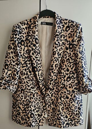 Zara Blazer Leoprint Gr. XL - ein echter Hingucker!