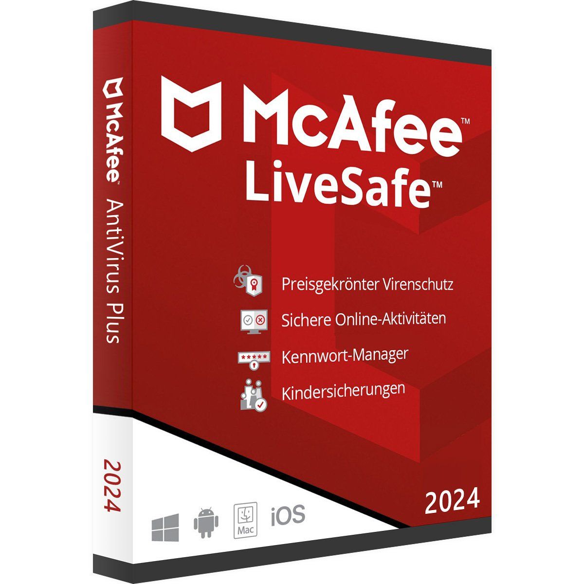 Mcafee Software: McAfee LiveSafe 1D/3Y – Nuovo (secondo la descrizione) da Vaduz venduto da KeysDistributionGmbH