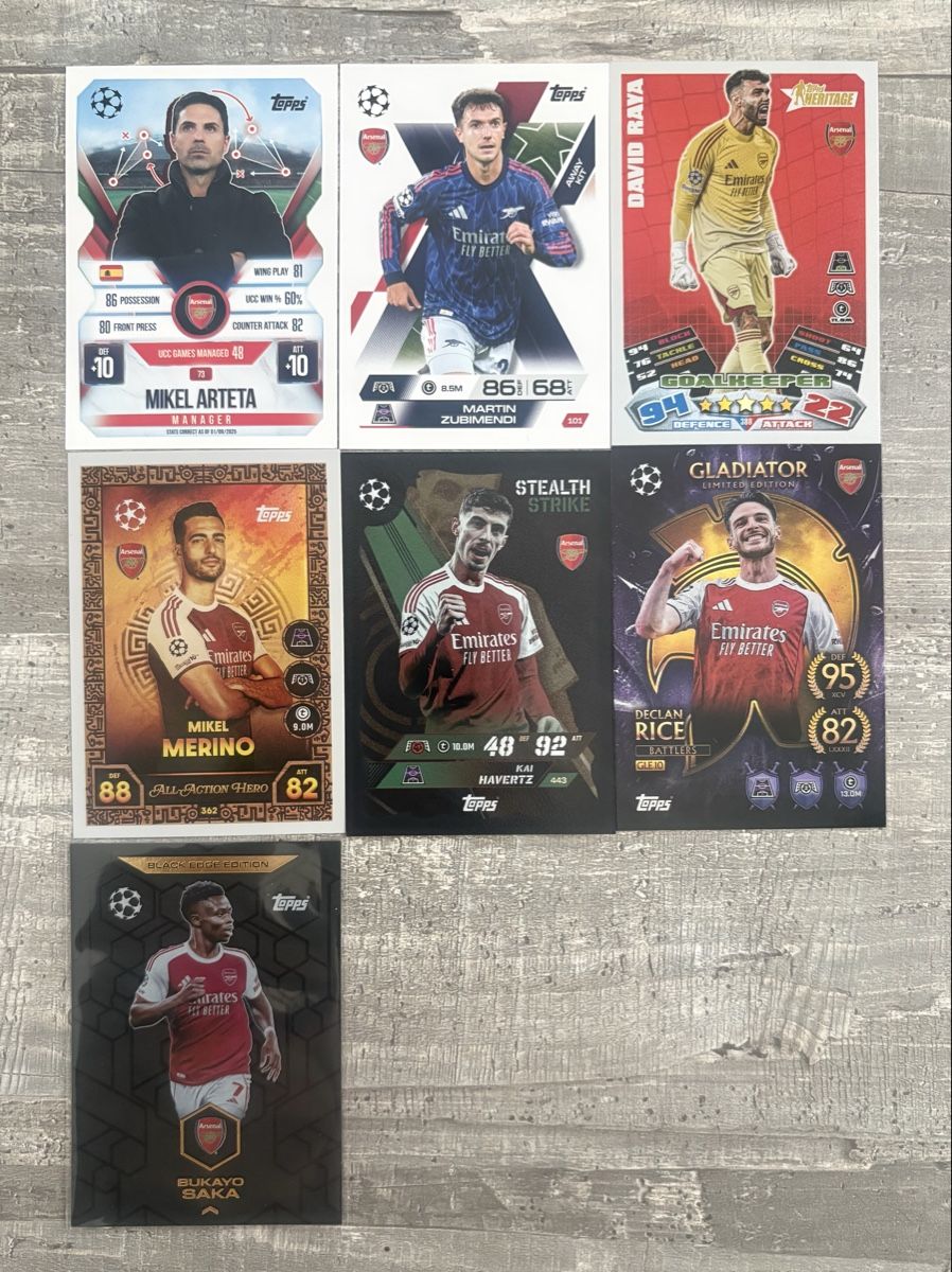 Topps Carte collezionabili: Topps Match Attax 2026 Arsenal – Nuovo (secondo la descrizione) da Effretikon venduto da iph_xb5l 1