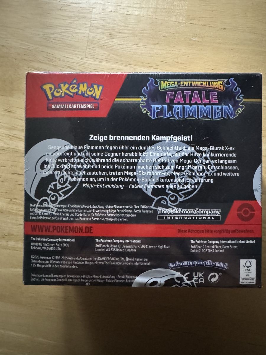 Spiele: Pokemon Fatale Flammen Booster Display – Neu und originalverpackt aus Münsingen von sapoplay 1