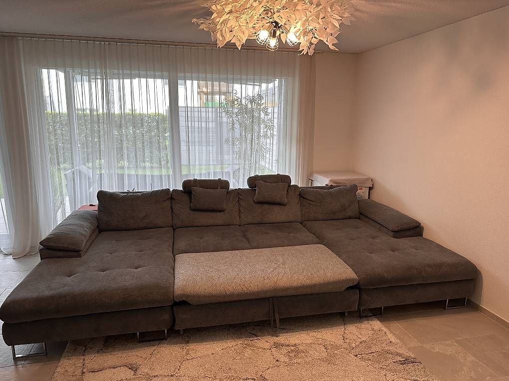 Divani: Grosses dunkelgraues Ecksofa zu verkaufen – Usato da Luterbach venduto da Nadine9893 2