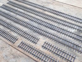 PECO 8 x Flexgleis/Gerade - Spur 0