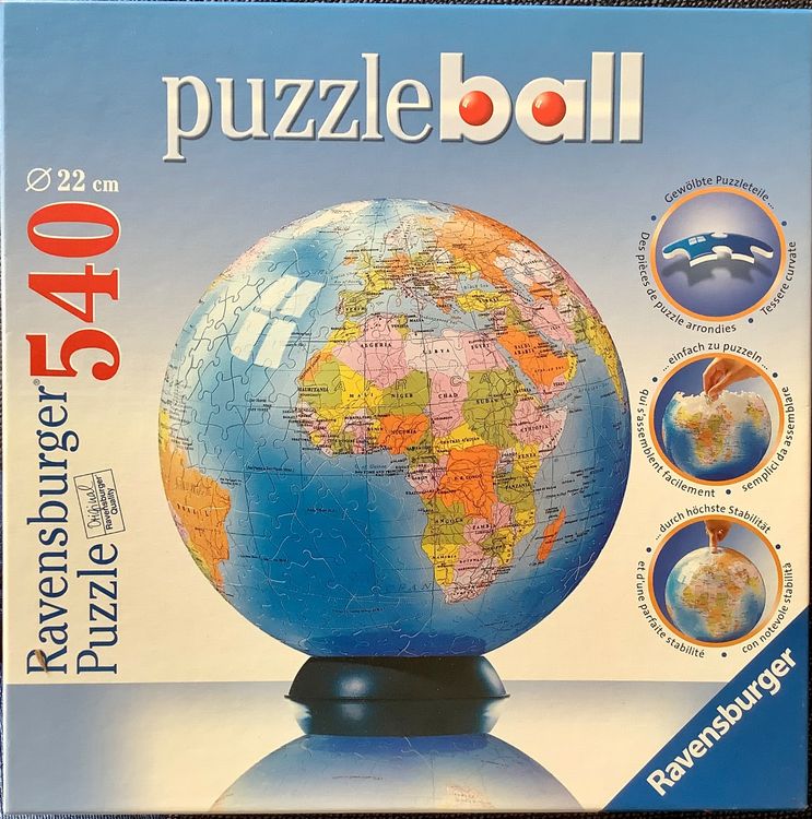 Ravensburger 3D Puzzle Ball - 540 Teile - 22 cm | Kaufen auf Ricardo