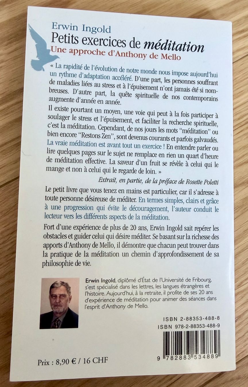 Libri: Petits exercices de méditation, de Erwin Ingold – Nuovo (secondo la descrizione) da Lucens venduto da gardur 1