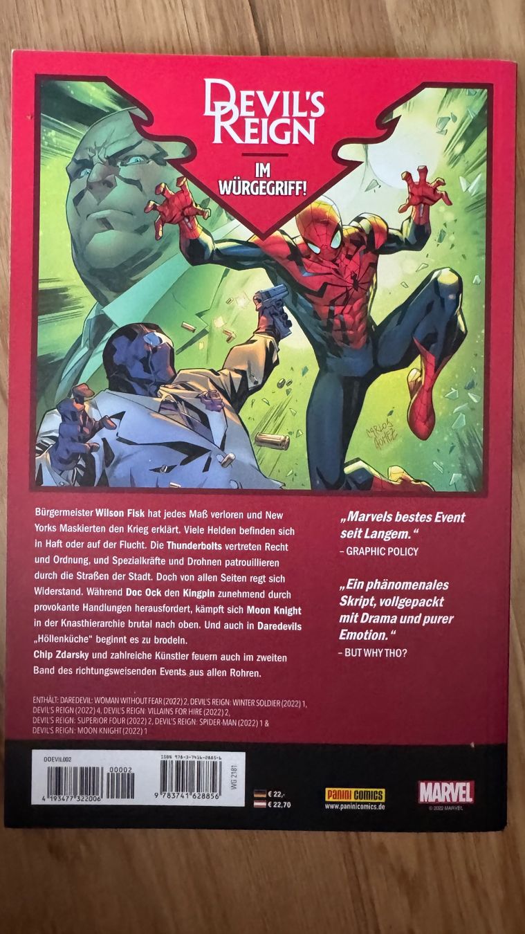 Comics: Daredevil Devil's reign 2 – Gebraucht aus Arbon von kyle_rayner 1