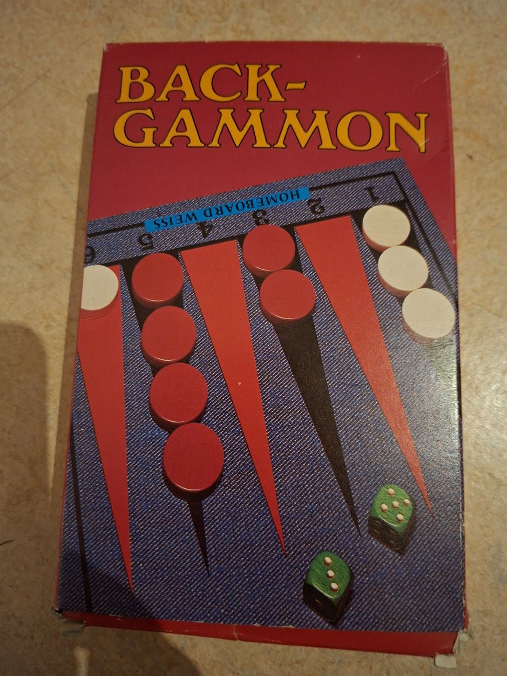 Giochi: Backgammon, Dame Spiel, Reiseformat, komplett – Usato da Klingnau venduto da vollmond36