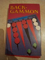 Backgammon, Dame Spiel, Reiseformat, komplett