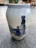 Royal Copenhagen Vase, Porzellan, Motiv Mutter und Kind