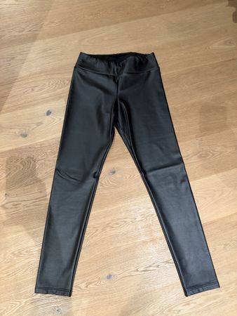 Calzedonia Leggings in Lederoptik schwarz Grösse M