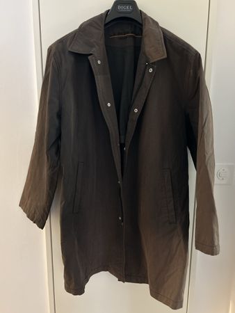 Herren-Mantel Jerem Gr. 52 dunkelbraun