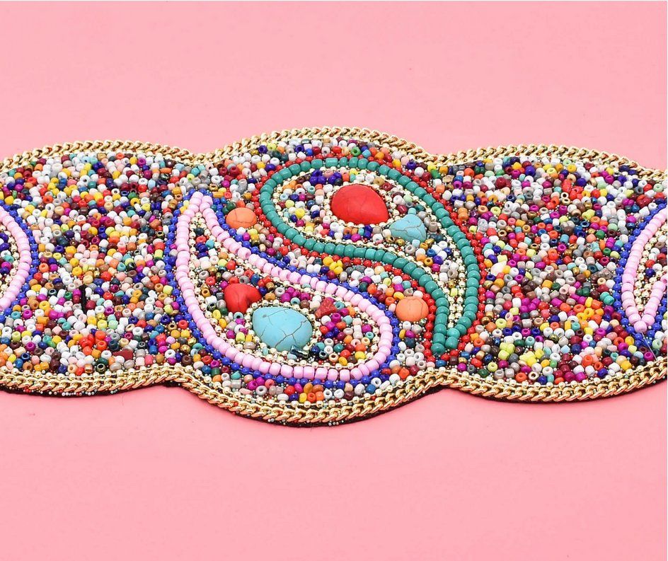 Cinture: Elastischer Gürtel Bagua Anhängern - Ceinture – Nuovo e nell'imballaggio originale da Lausanne venduto da FASHION-WORLD-SHOP 2
