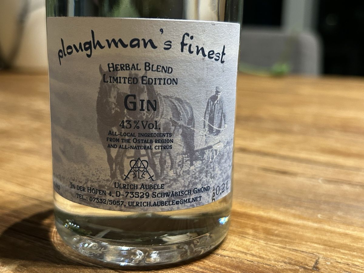 Bevande alcoliche: Ploughman‘s finest Gin – Nuovo e nell'imballaggio originale da Zug venduto da Tugiumerin 1