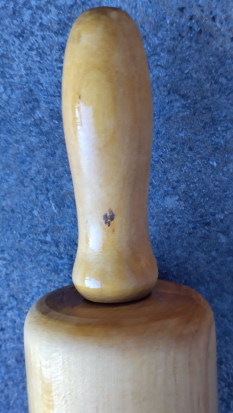 Elettrodomestici da cucina: Holz-Wallholz, Teigroller, Küchenhelfer, ca. 40 cm lang – Usato da Steinhof SO venduto da Morepointless 2