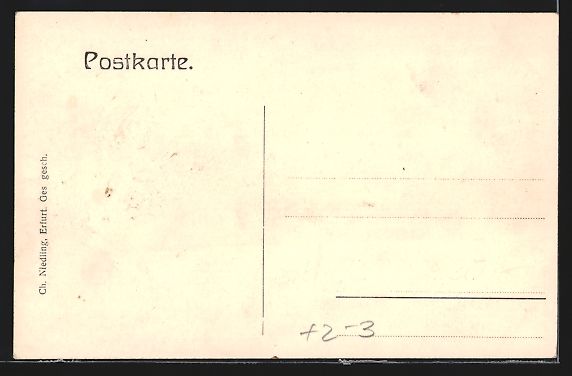 Cartoline postali: Erfurt, Das Hauptpostgebäude Postbriefk – Usato da Berlin venduto da bartko-reher 1