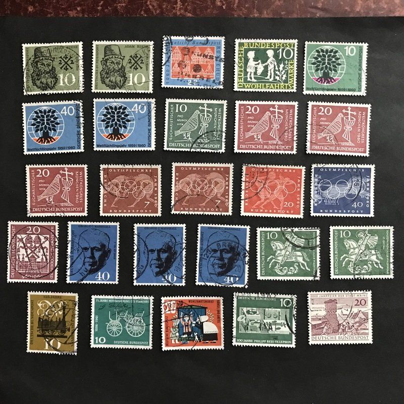 Tutti i francobolli: BRD 1962 - 1975 kl. Sammlung gest – Usato da Uitikon Waldegg venduto da Gooddeal05