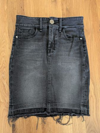 Lynne Didy Jeansrock mit Fransen