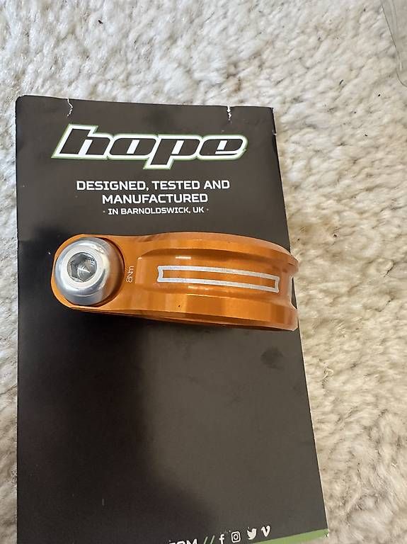 Pezzi di ricambio: Hope Sattelklemme 34.9 Orange  – Usato da Wollerau venduto da Porscheteil