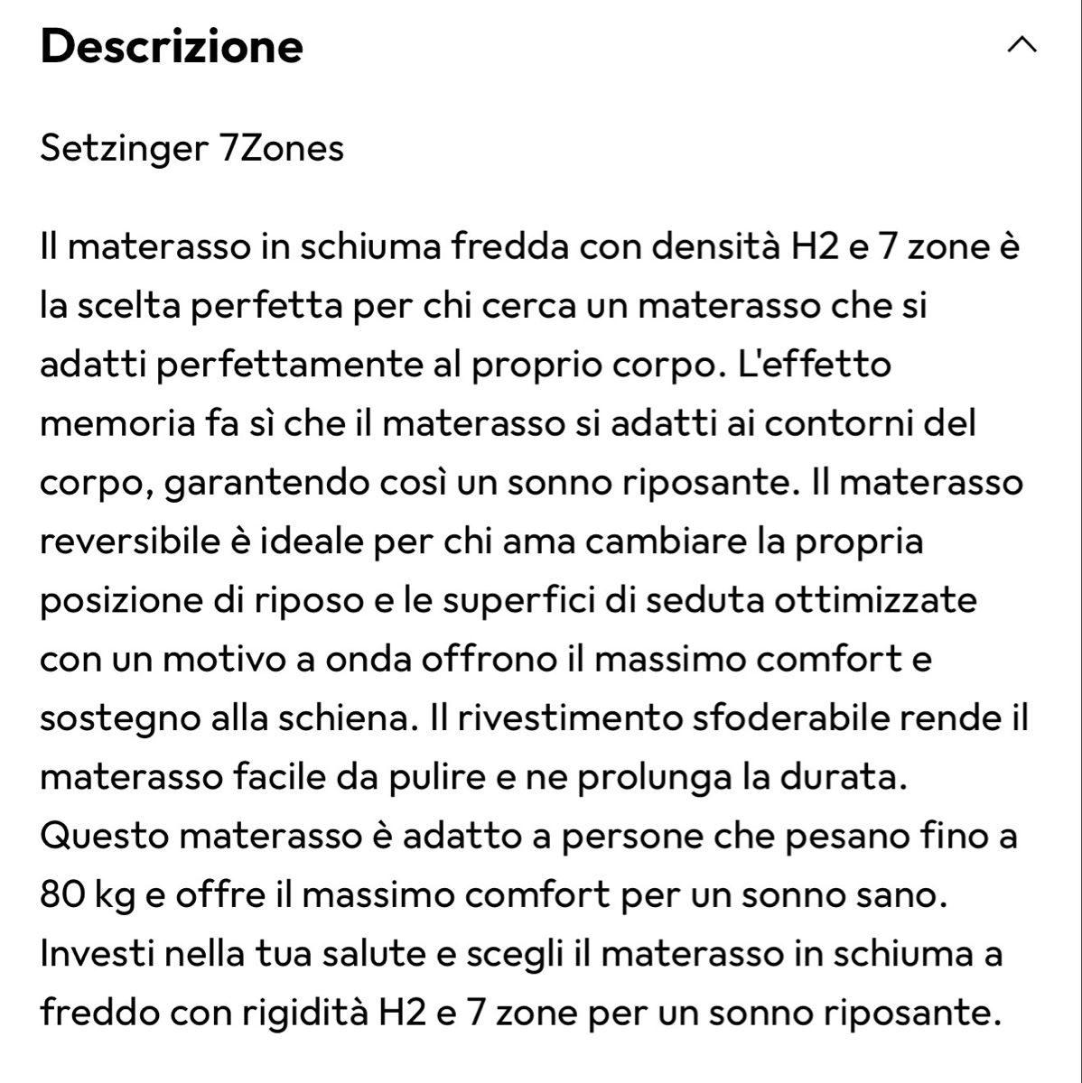Materassi: Materasso 140x200 – Usato da Claro venduto da ari_76n6 1