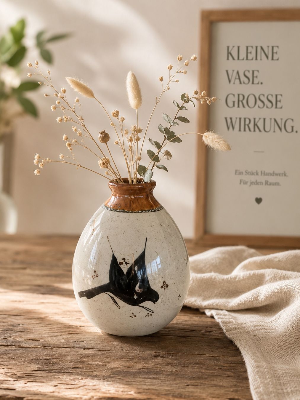 Vase & Récipients: Vintage Keramik Vase 16 cm och – D'occasion à Kirchdorf par Vintagewunder