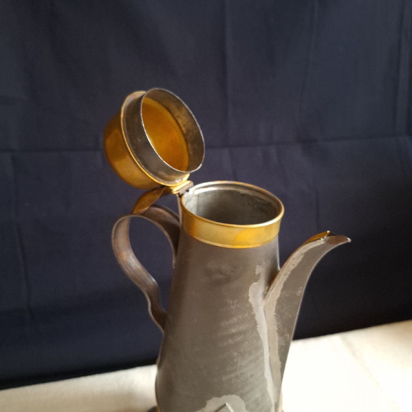 Teiere: Versand möglich! Antiker Kaffeekrug, Kaffeekanne – Usato da Winterthur venduto da Goldpipau 6