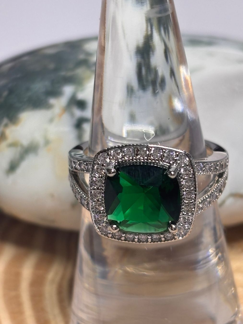 Anelli: Bague élégante émeraude ✨ – Nuovo (secondo la descrizione) da Lausanne venduto da mel2dreams 3