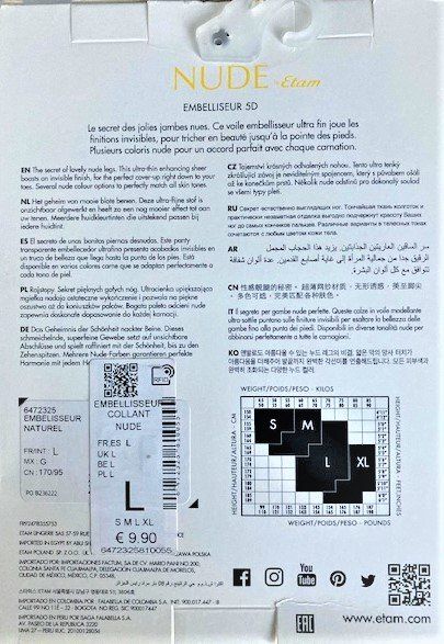 Calze & Collant: Strumpfhose Etam EMBELLISSEUR – Nuovo e nell'imballaggio originale da Menziken venduto da ABA60 1