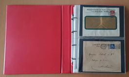 85 Perfin Briefe im Album