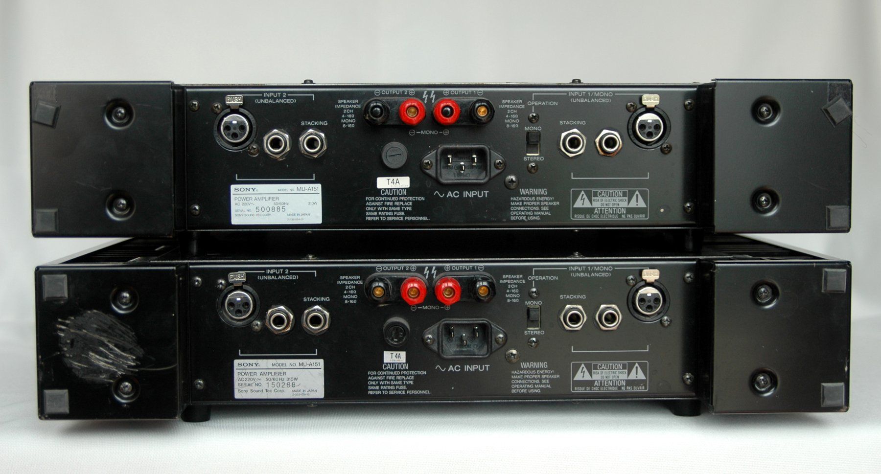 Sony MU-A151 Professional Power Amplifier (Set mit 2 Stück