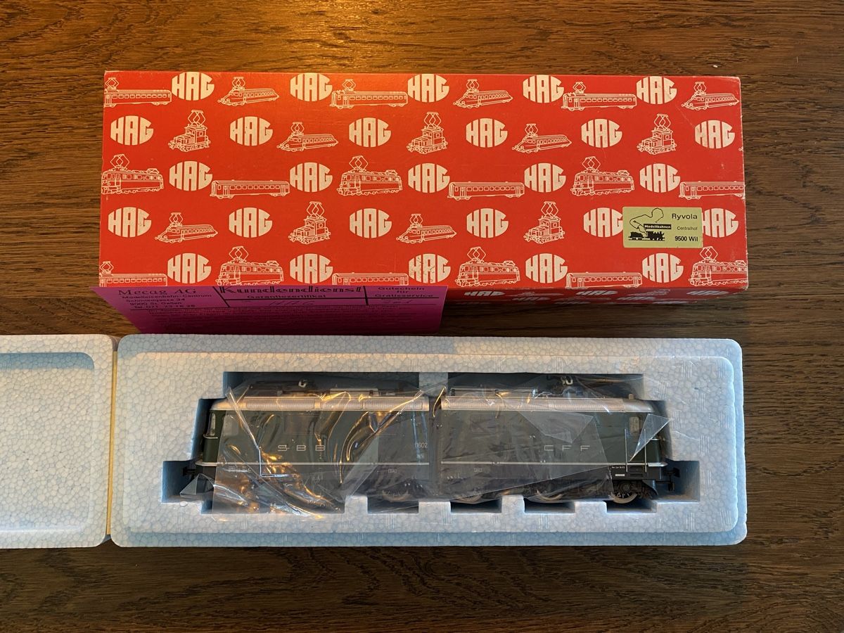 Hag Modellini di ferrovie: HAG 201 Re 6/6 SBB H0 – Usato da Glattpark (Opfikon) venduto da anywaya23 7