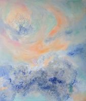 Originalgemälde auf Leinwand 100x120 cm, Alpin Unikat!