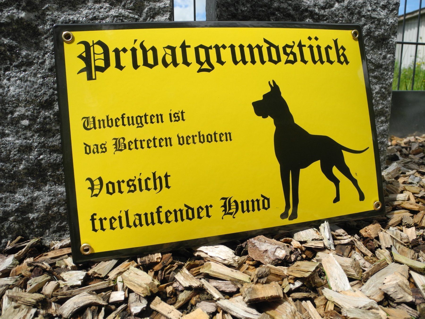 Ecriteaux: PRIVATGRUNDSTÜCK – Neuf (Voir description) à Reinach AG par Huckleberrysix