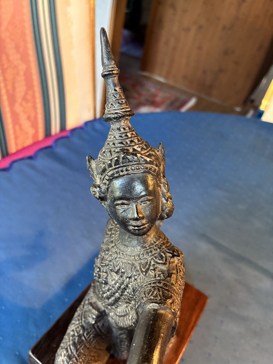 Figuren: Grosse Bronzeskulptur asiatisch  – Gebraucht aus Dornach von Rosengarten 4