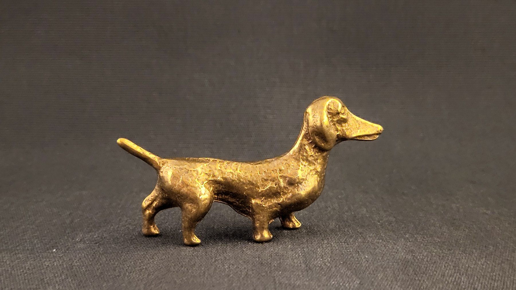 Statuette: Kleiner Metall-Dackel "II" – Usato da Basel venduto da spinne02 3