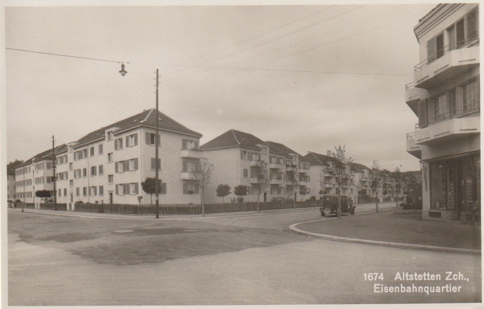 Cartoline postali: Zürich-Altstätten Eisenbahn Quartier – Usato da Rorschacherberg venduto da fratovi2