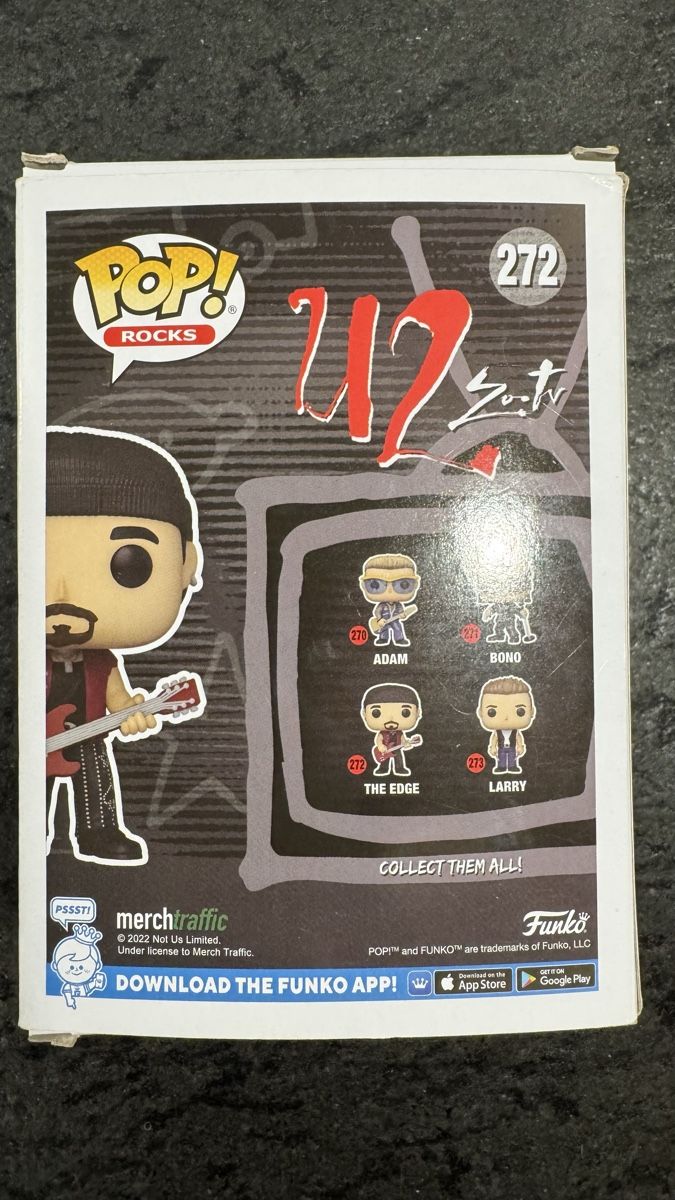 Funko Figuren: Funko POP, U2 / THE EDGE / 272 – Neu und originalverpackt aus Saillon von Tom78vs 2