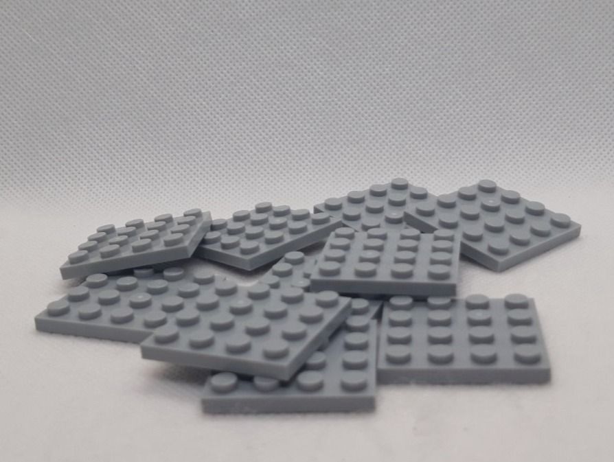 Lego Giocattoli: Lego 10 Stk. Plate 4x4 "medium stone grey" – Nuovo (secondo la descrizione) da Inwil venduto da Dokyiioto 2