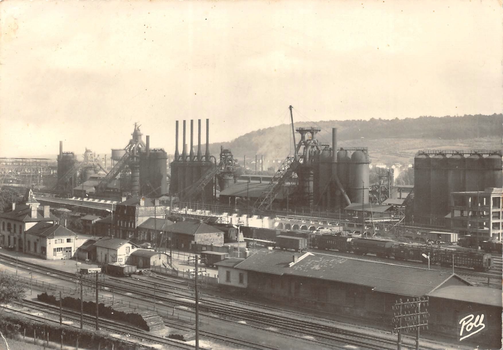 Cartoline postali: Hayange, Stahlwerke von Wendel – Usato da Ottikon b.Kemptth. venduto da Neptun1974