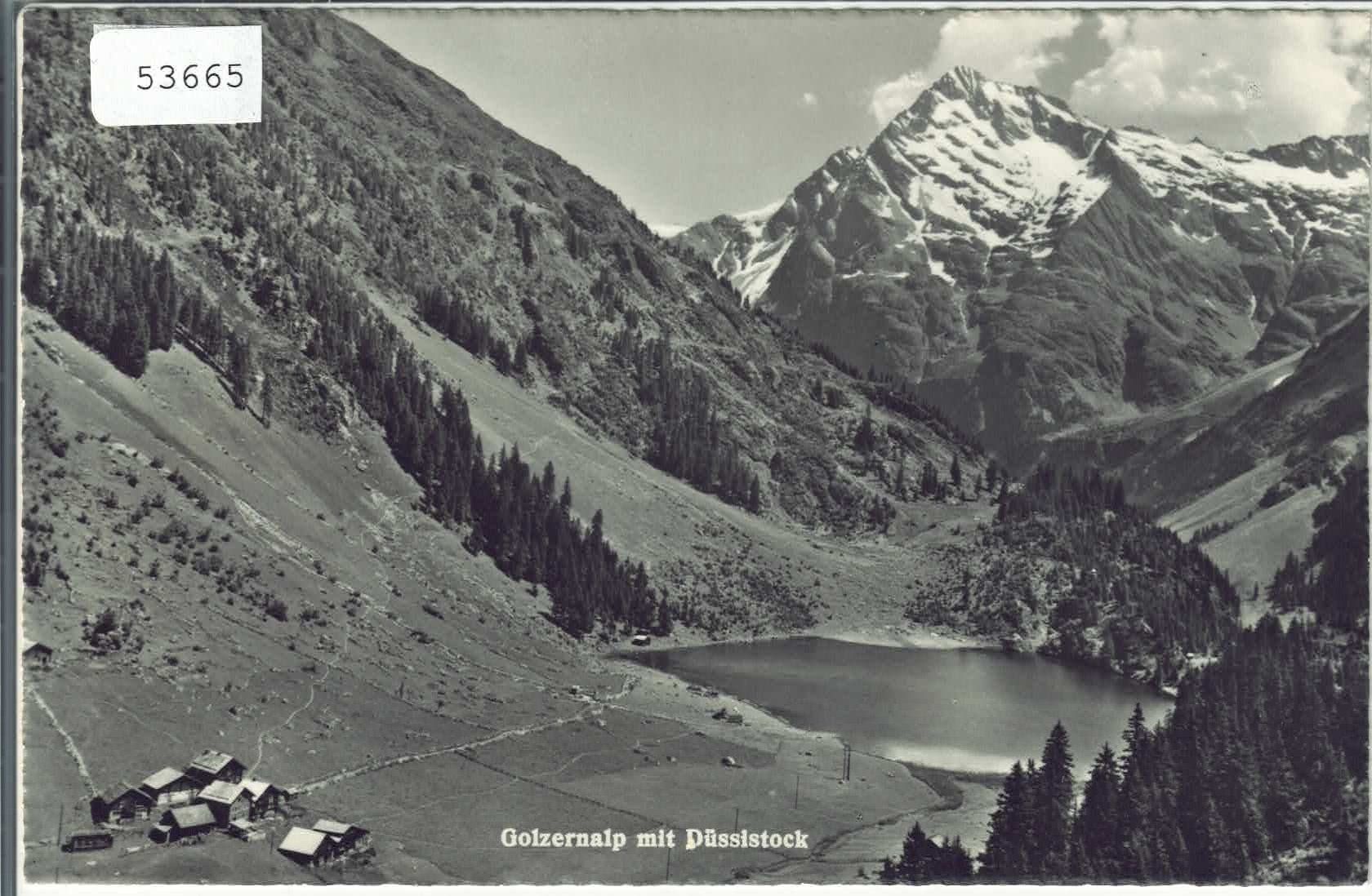 Ansichtskarten: Golzernalp mit Düssistock – Gebraucht aus Ettingen von Kartenplanet